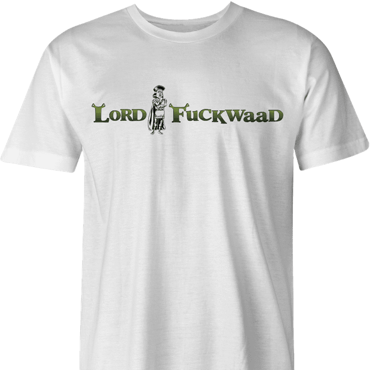 shrek lord farquaad fu*kwad men's t-shirt white
