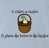 funny silence of the lambs lotion in the basket t-shirt men's light blue