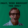 Funny Louis Tully Ghostbusters Good Doggie Parody green t-shirt