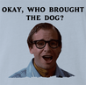 Funny Louis Tully Ghostbusters Good Doggie Parody Light Blue t-shirt