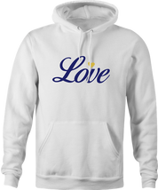 Funny I Love You Dove Valentine's Day Mashup Parody white hoodie