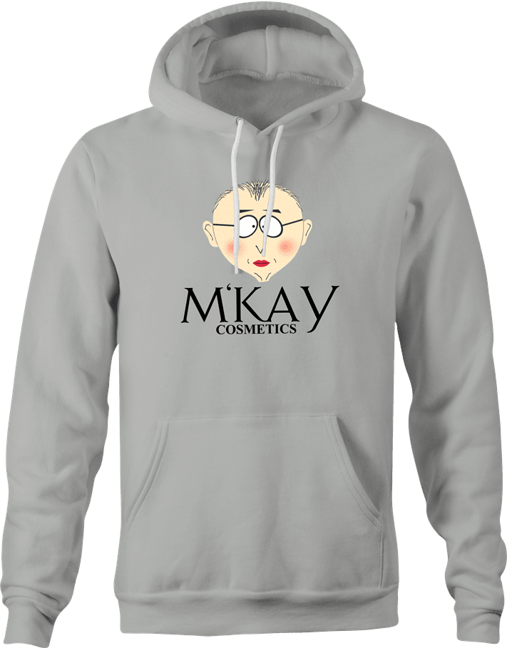 Funny South Park Mr. Mackey M'Kay Cosmetics Parody Mashup T-Shirt Ash Grey Hoodie