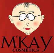 Funny South Park Mr. Mackey M'Kay Cosmetics Parody Mashup Red T-Shirt