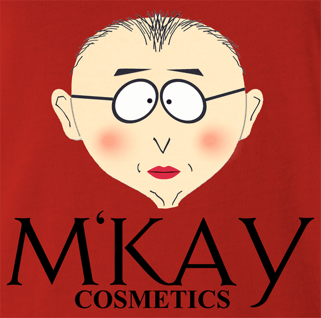 Funny South Park Mr. Mackey M'Kay Cosmetics Parody Mashup Red T-Shirt