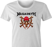 trump megadeth heavy metal MAGA Magadeath women's ash t-shirt 