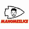 funny KC Chiefs Superbowl Champion Patrick Mahomes Parody | Mahomeslice white tee