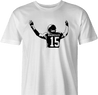 funny Kansas City Chiefs MVP Champion Patrick Mahomes Parody | Mahomeslice Men's T-Shirt White