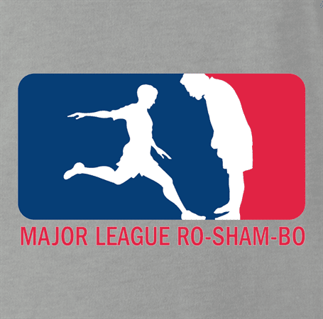 funny Major League Roshambo t-shirt black