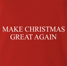 funny Make Christmas Great Again red t-shirt