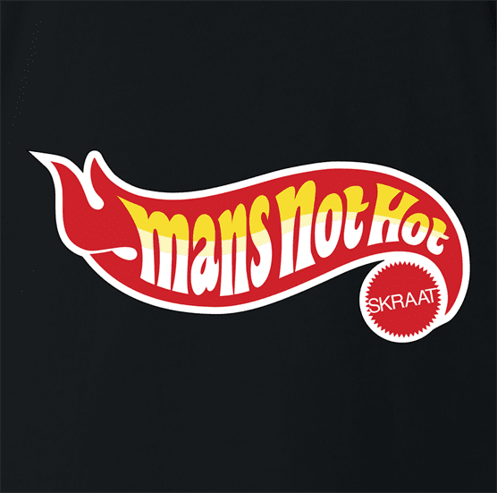 big shaq mans not hot black t-shirt 