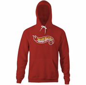 big shaq hot wheels mans not hot red hoodie
