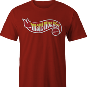 big shaq hot wheels mans not hot men's red t-shirt 