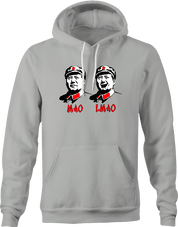 Funny Mao Zedong LMAO Parody T-Shirt Ash Grey Hoodie