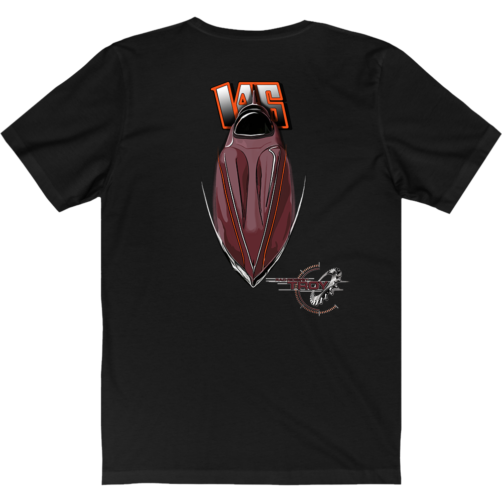 The Offical Rad Rides by Troy | Mariani Streamliner Salt Flats Race Car | Men's T-Shirt | Cool Cars