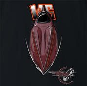 The Offical Rad Rides by Troy | Mariani Streamliner Salt Flats Race Car | Black Tee | Cool Cars