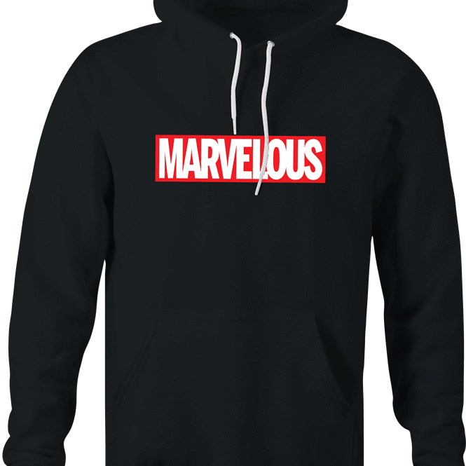 funny Marvel Comic Books Movie - Marvelous Mashup black hoodie