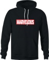 funny Marvel Comic Books Movie - Marvelous Mashup black hoodie