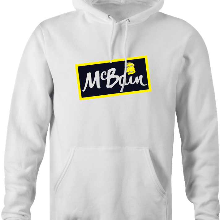 funny The simpsons McBain McCain frozen food mashup  men's hoodie