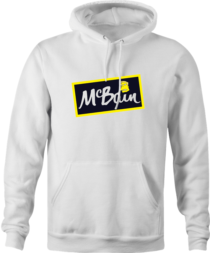 funny The simpsons McBain McCain frozen food mashup  men's hoodie