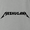 Funny Meshugana Yiddish Metallica Jewish Parody Ash Grey T-Shirt