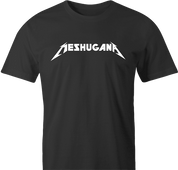 Funny Meshugana Yiddish Metallica Jewish Parody Men's T-Shirt