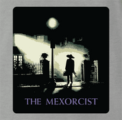funny the exorcist mexican parody ash grey t-shirt