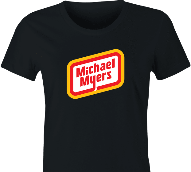 funny Loch Michael Myers Halloween Hot Dog Parody women's black