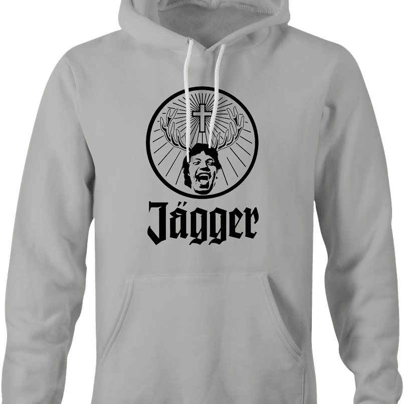 mick jagger rolling stones jagermeister ash hoodie