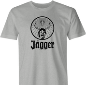 mick jagger rolling stones jagermeister men's t-shirt ash