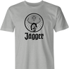 mick jagger rolling stones jagermeister men's t-shirt ash