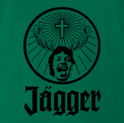 mick jagger rolling stones jagermeister green t-shirt