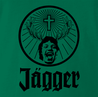 mick jagger rolling stones jagermeister green t-shirt