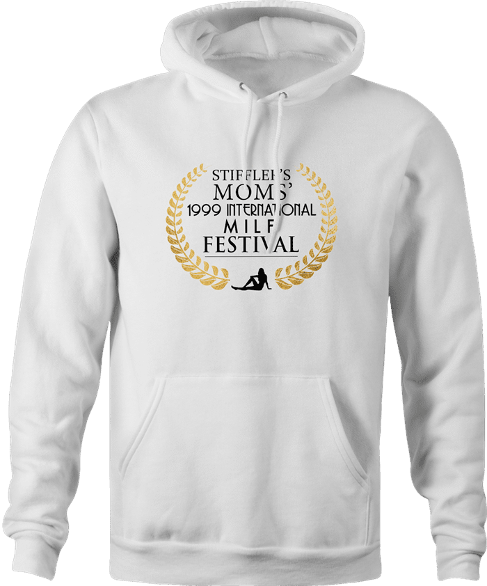 funny milf festival stiffler's mom film parody hoodie white