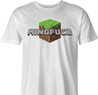 Minecraft Mindfuck Parody men's t-shirt white 