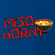 Me So Horny! Funny Miso Soup Full Metal Jacket Mashup royal blue t-shirt