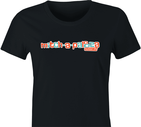 funny Old School Movie Mitch A Palooza snoop a loop t-shirt women's black