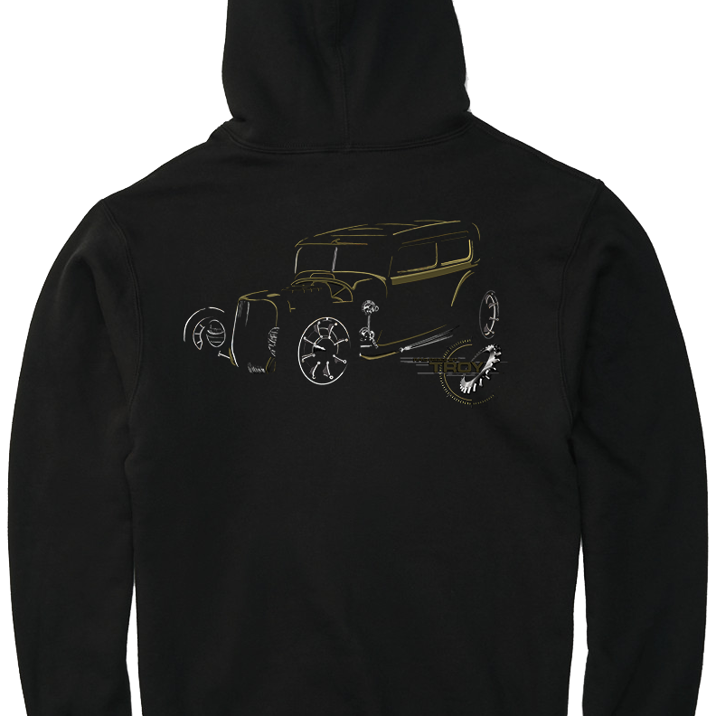 The Offical Rad Rides by Troy | Ford Model A | Black Hoodie | Cool Cars