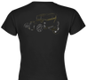 The Offical Rad Rides by Troy | Ford Model A | Women's Black T-Shirt | Cool Cars