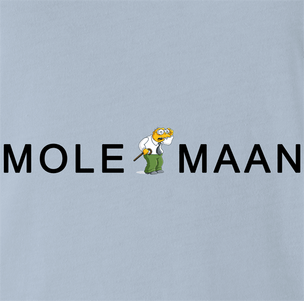Funny Stanley Mole-Maan Gucci Parody Light Blue T-Shirt