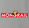 funny The Simpsons Lyle Lanley Monorail Monopoly mash-up ash grey t-shirt