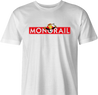 funny The Simpsons Lyle Lanley Monorail Monopoly mash-up white men's t-shirt