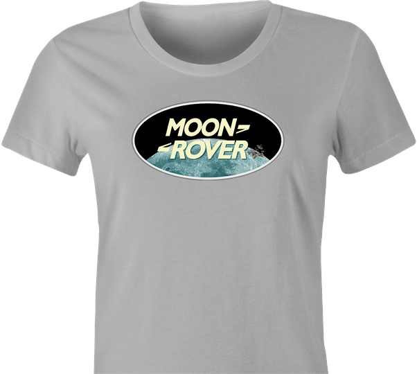 Funny Moon Rover All Terrain Parody T-Shirt Women's Ash Grey
