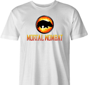 Funny Mortal Kombat Wombat Parody White Men's T-Shirt