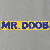 funny Mr Doob Weed Parody Ash Grey t-shirt