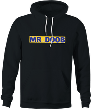 funny Mr Doob Weed Parody black hoodie
