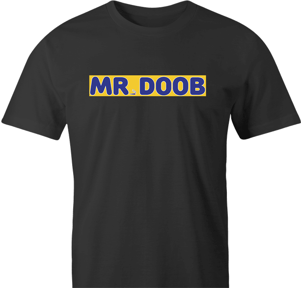 funny Mr Doob Weed Parody men's t-shirt