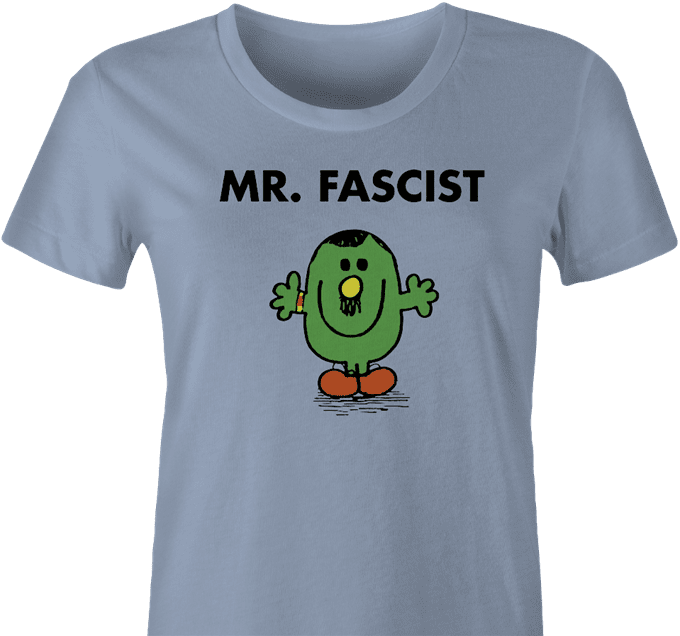 funny offensive mr man mr. fascist adolf hitler women's t-shirt