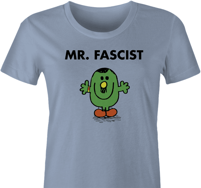 funny offensive mr man mr. fascist adolf hitler women's t-shirt