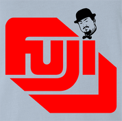 funny wwf mr. fuji light blue t-shirt 