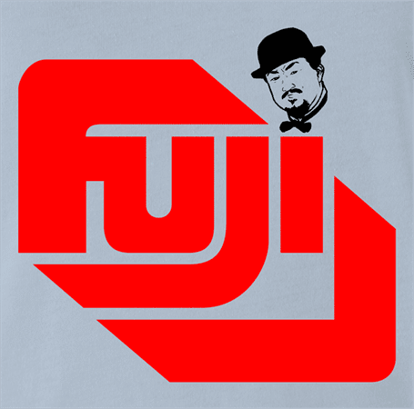 funny wwf mr. fuji light blue t-shirt 